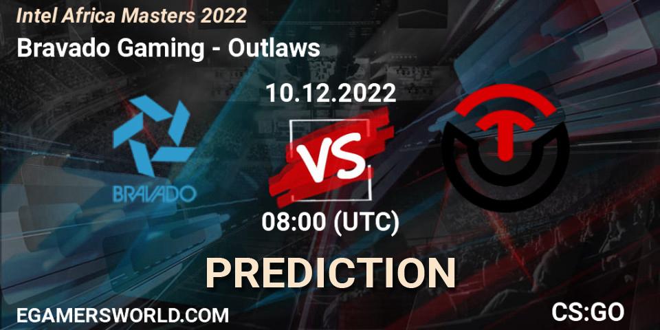 Bravado Gaming - Outlaws: Maç tahminleri. 10.12.22, CS2 (CS:GO), Intel Africa Masters 2022