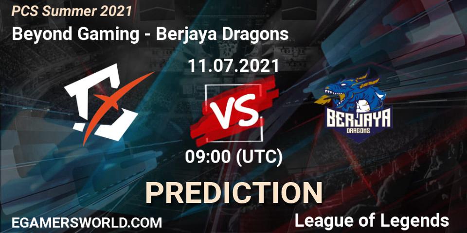 Beyond Gaming - Berjaya Dragons: Maç tahminleri. 11.07.2021 at 09:20, LoL, PCS Summer 2021