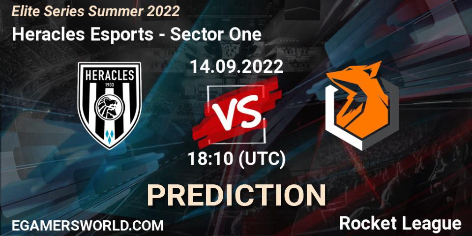 Heracles Esports - Sector One: Maç tahminleri. 14.09.22, Rocket League, Elite Series Summer 2022
