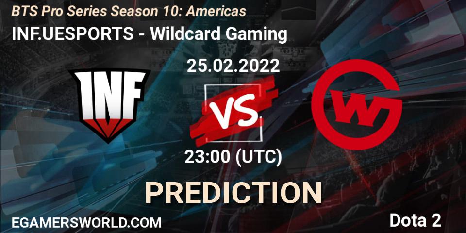 INF.UESPORTS - Wildcard Gaming: Maç tahminleri. 25.02.2022 at 23:06, Dota 2, BTS Pro Series Season 10: Americas