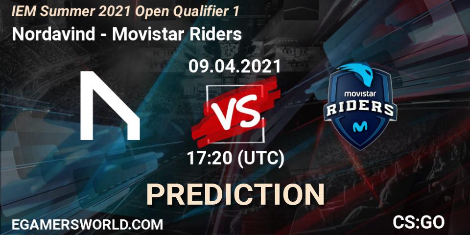 Nordavind - Movistar Riders: Maç tahminleri. 09.04.2021 at 17:20, Counter-Strike (CS2), IEM Summer 2021 Open Qualifier 1