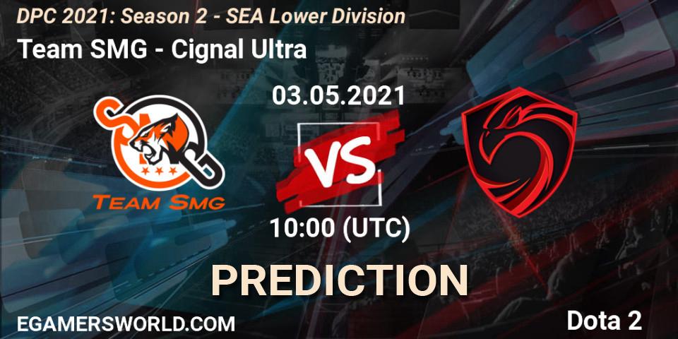 Team SMG - Cignal Ultra: Maç tahminleri. 03.05.2021 at 10:01, Dota 2, DPC 2021: Season 2 - SEA Lower Division