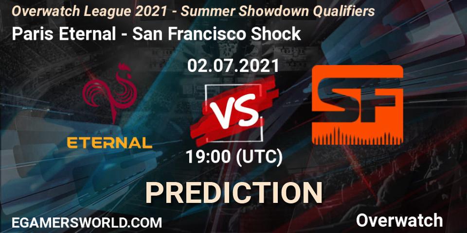 Paris Eternal - San Francisco Shock: Maç tahminleri. 02.07.2021 at 19:00, Overwatch, Overwatch League 2021 - Summer Showdown Qualifiers