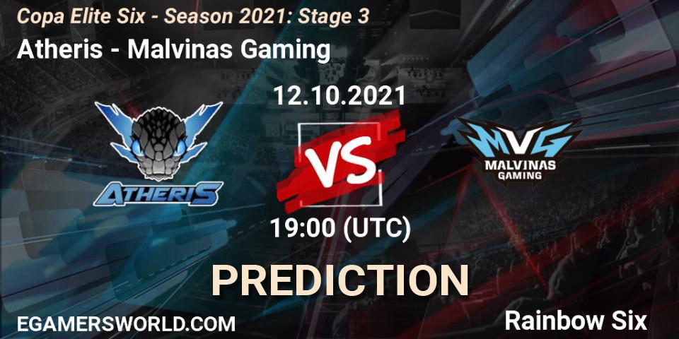 Atheris - Malvinas Gaming: Maç tahminleri. 12.10.2021 at 19:00, Rainbow Six, Copa Elite Six - Season 2021: Stage 3