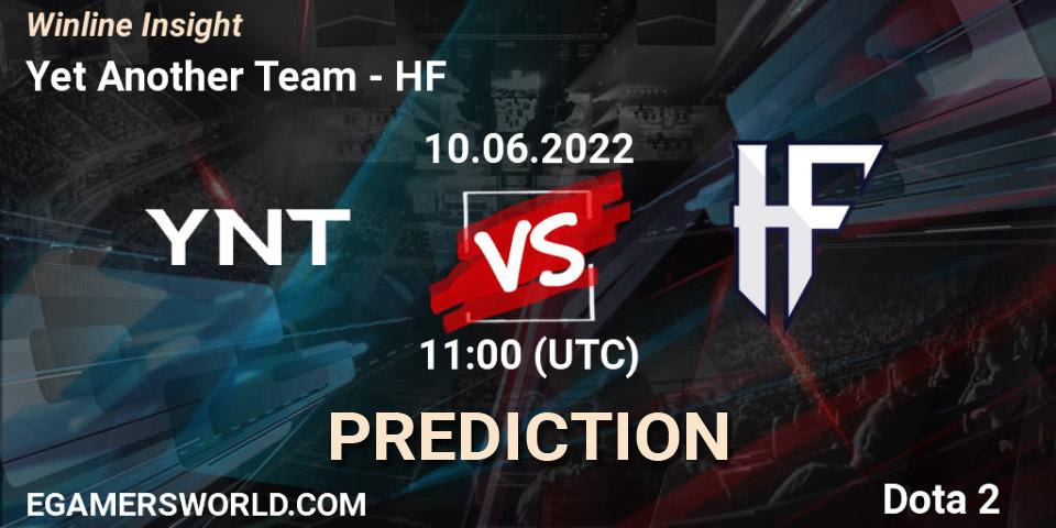 Yet Another Team - HF: Maç tahminleri. 10.06.2022 at 11:00, Dota 2, Winline Insight