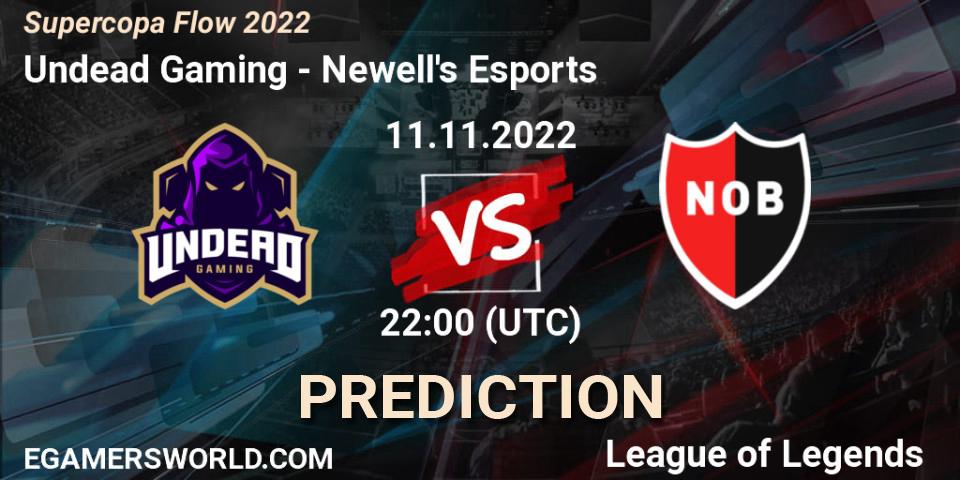 Undead Gaming - Newell's Esports: Maç tahminleri. 11.11.2022 at 22:00, LoL, Supercopa Flow 2022