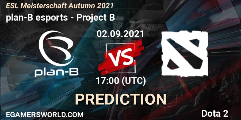plan-B esports - Project B: Maç tahminleri. 02.09.2021 at 17:03, Dota 2, ESL Meisterschaft Autumn 2021