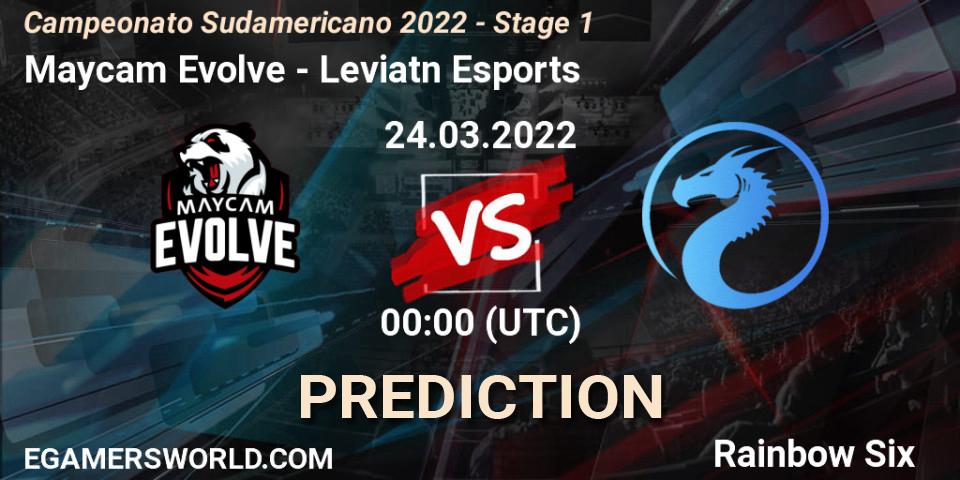 Maycam Evolve - Leviatán Esports: Maç tahminleri. 24.03.2022 at 02:00, Rainbow Six, Campeonato Sudamericano 2022 - Stage 1