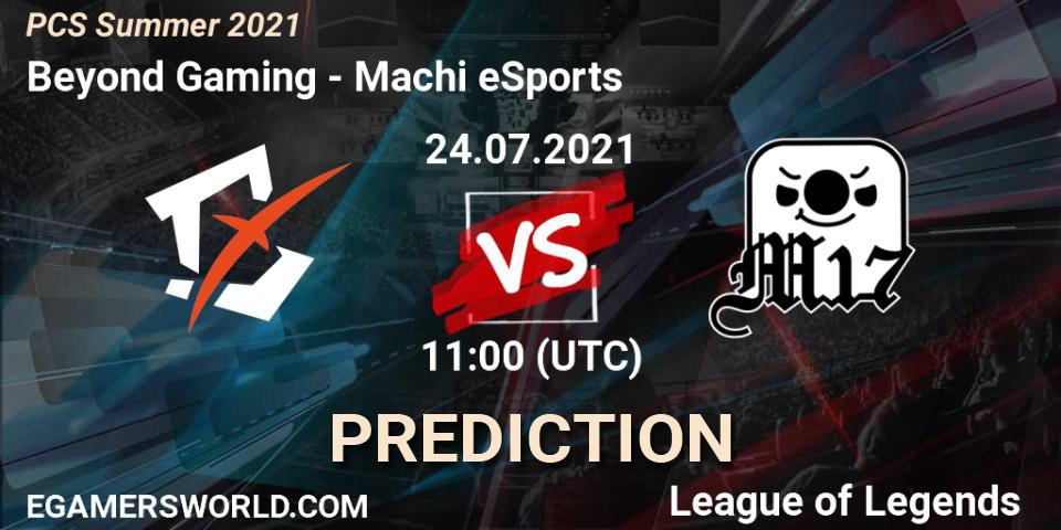 Beyond Gaming - Machi eSports: Maç tahminleri. 24.07.2021 at 11:00, LoL, PCS Summer 2021
