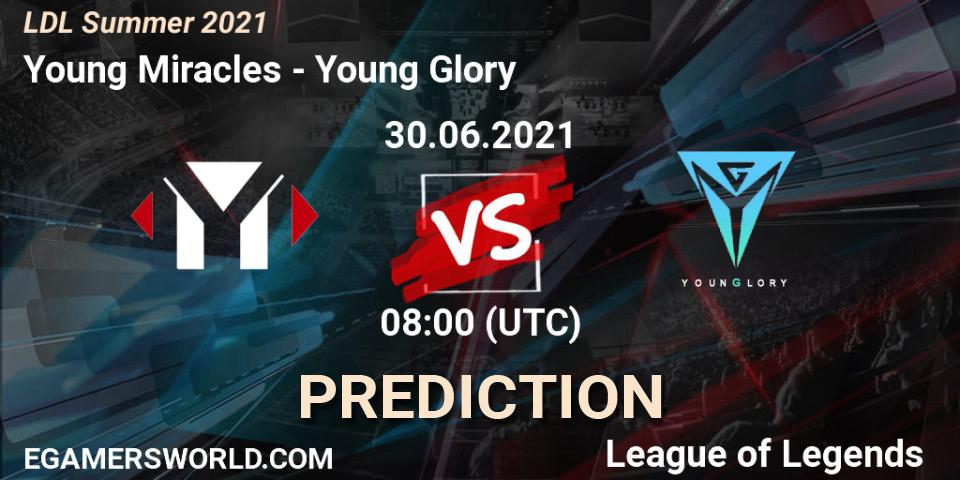 Young Miracles - Young Glory: Maç tahminleri. 30.06.2021 at 08:00, LoL, LDL Summer 2021