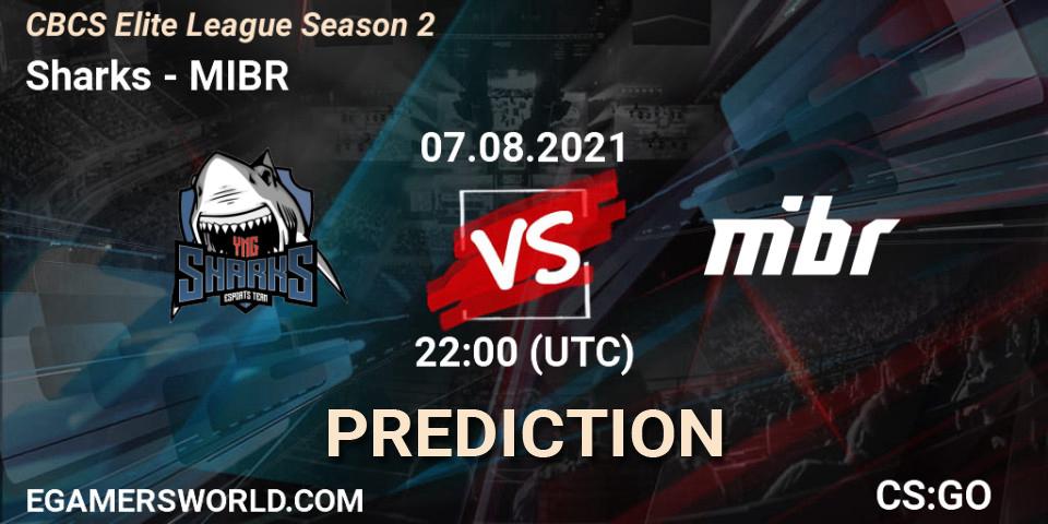 Sharks - MIBR: Maç tahminleri. 07.08.2021 at 22:55, Counter-Strike (CS2), CBCS Elite League Season 2