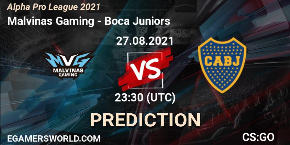 Malvinas Gaming - Boca Juniors: Maç tahminleri. 27.08.2021 at 23:30, Counter-Strike (CS2), Alpha Pro League 2021