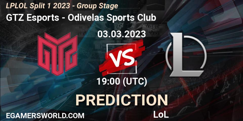 GTZ Bulls - Odivelas Sports Club: Maç tahminleri. 03.02.2023 at 19:00, LoL, LPLOL Split 1 2023 - Group Stage
