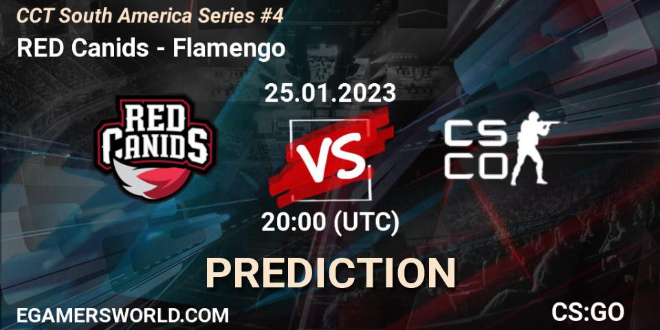 RED Canids - Flamengo: Maç tahminleri. 25.01.23, CS2 (CS:GO), CCT South America Series #4