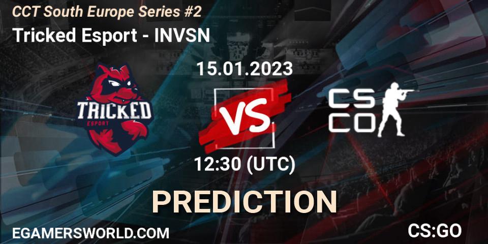 Tricked Esport - INVSN: Maç tahminleri. 15.01.2023 at 12:30, Counter-Strike (CS2), CCT South Europe Series #2
