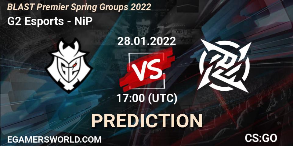 G2 Esports - NiP: Maç tahminleri. 28.01.2022 at 17:00, Counter-Strike (CS2), BLAST Premier Spring Groups 2022