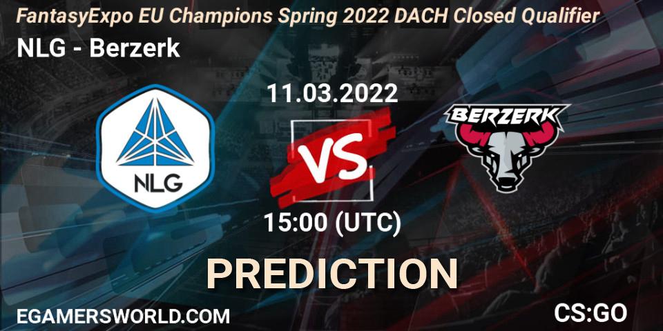 NLG - Berzerk: Maç tahminleri. 11.03.2022 at 15:00, Counter-Strike (CS2), FantasyExpo EU Champions Spring 2022 DACH Closed Qualifier