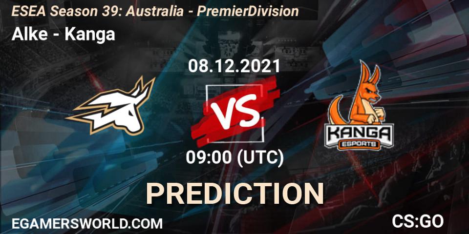 Alke - Kanga: Maç tahminleri. 08.12.2021 at 09:00, Counter-Strike (CS2), ESEA Season 39: Australia - Premier Division