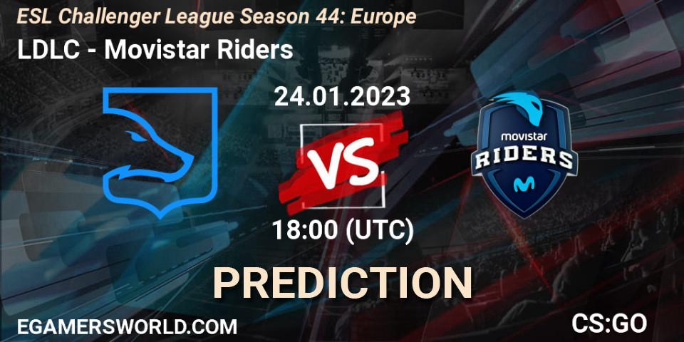 LDLC - Movistar Riders: Maç tahminleri. 24.01.23, CS2 (CS:GO), ESL Challenger League Season 44: Europe