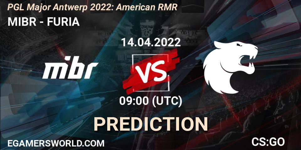 MIBR - FURIA: Maç tahminleri. 14.04.2022 at 09:00, Counter-Strike (CS2), PGL Major Antwerp 2022: American RMR