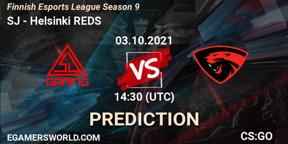 SJ - Helsinki REDS: Maç tahminleri. 03.10.2021 at 14:45, Counter-Strike (CS2), Finnish Esports League Season 9