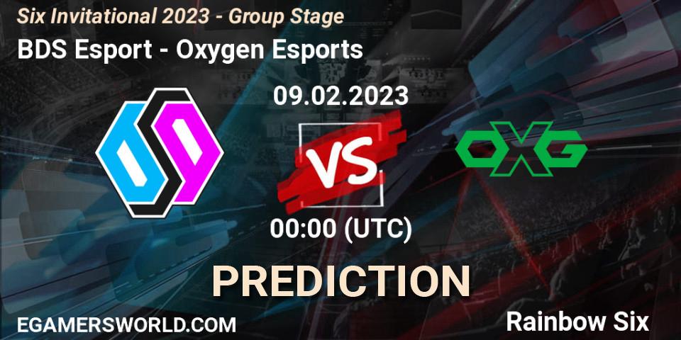 BDS Esport - Oxygen Esports: Maç tahminleri. 09.02.23, Rainbow Six, Six Invitational 2023 - Group Stage