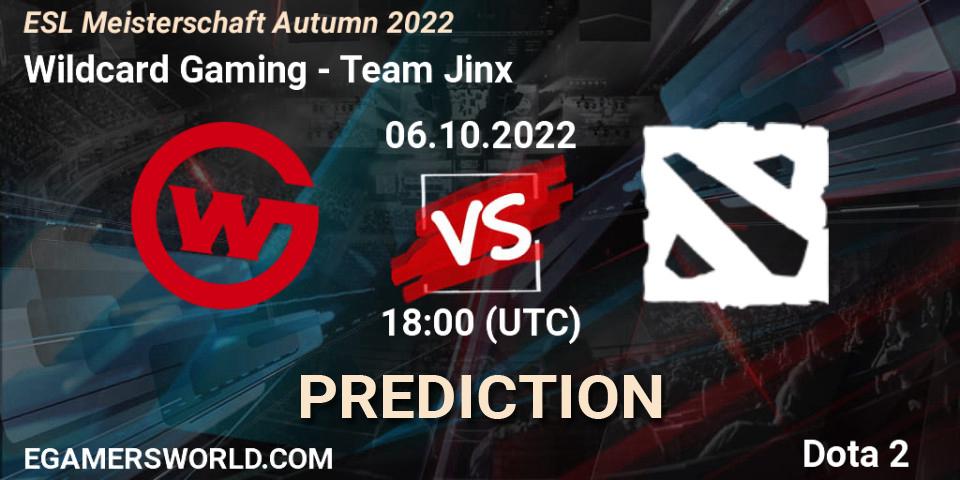 Wildcard Gaming - Team Jinx: Maç tahminleri. 06.10.2022 at 18:06, Dota 2, ESL Meisterschaft Autumn 2022