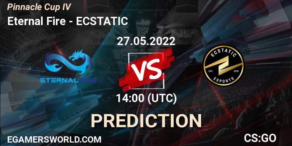 Eternal Fire - ECSTATIC: Maç tahminleri. 27.05.2022 at 11:00, Counter-Strike (CS2), Pinnacle Cup #4