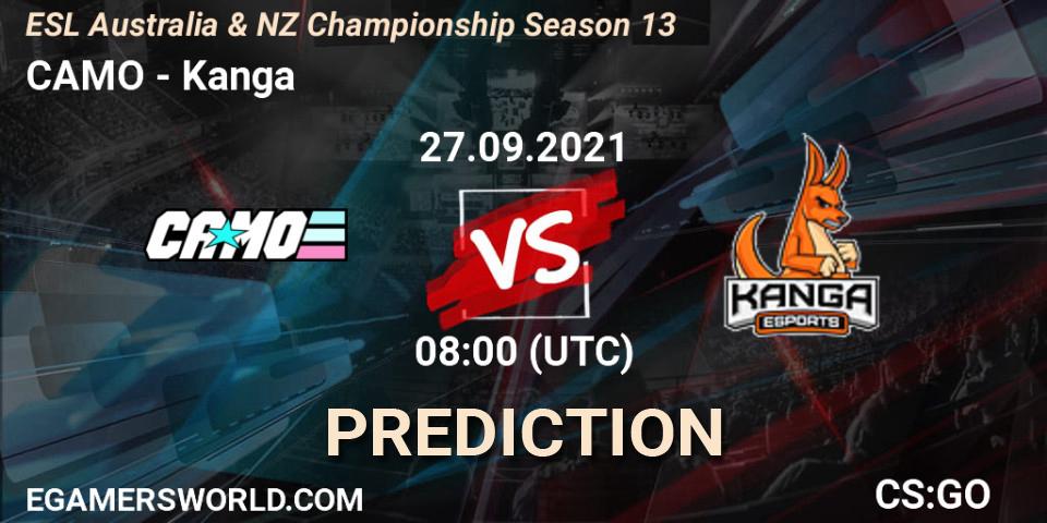 CAMO - Kanga: Maç tahminleri. 27.09.2021 at 10:40, Counter-Strike (CS2), ESL Australia & NZ Championship Season 13