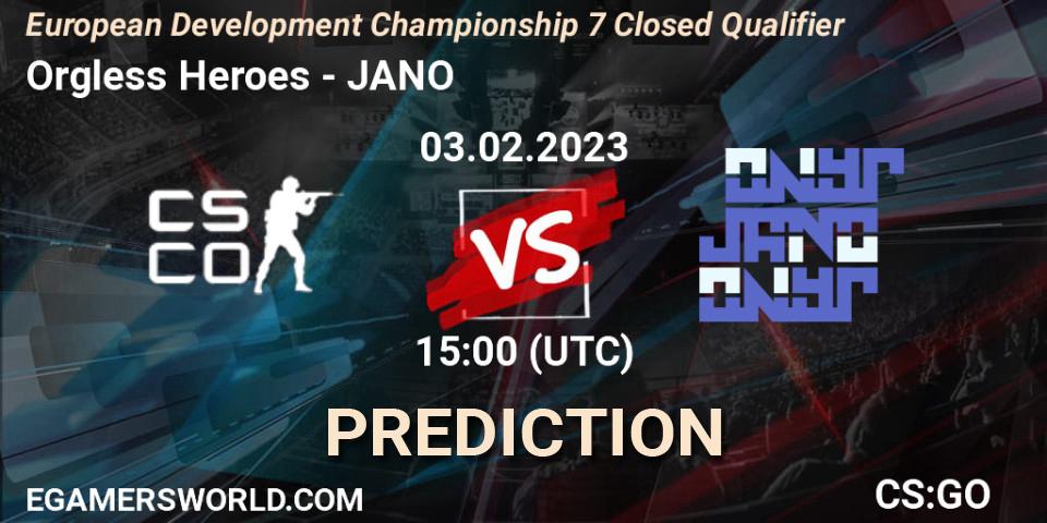 Into The Breach - JANO: Maç tahminleri. 03.02.23, CS2 (CS:GO), European Development Championship 7 Closed Qualifier