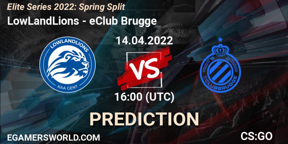 LowLandLions - eClub Brugge: Maç tahminleri. 14.04.2022 at 16:00, Counter-Strike (CS2), Elite Series 2022: Spring Split
