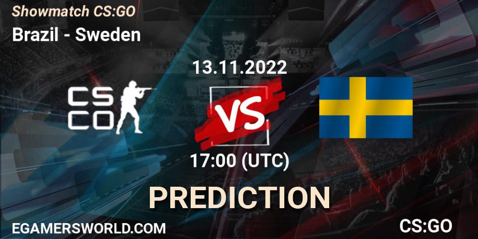 Team Brazil - Sweden: Maç tahminleri. 13.11.2022 at 16:00, Counter-Strike (CS2), Showmatch CS:GO