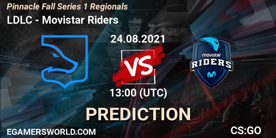 LDLC - Movistar Riders: Maç tahminleri. 24.08.2021 at 13:50, Counter-Strike (CS2), Pinnacle Fall Series 1 Regionals