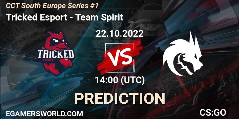 Tricked Esport - Team Spirit: Maç tahminleri. 22.10.22, CS2 (CS:GO), CCT South Europe Series #1