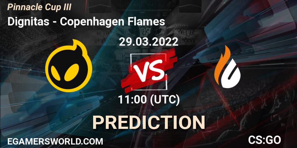 Dignitas - Copenhagen Flames: Maç tahminleri. 29.03.22, CS2 (CS:GO), Pinnacle Cup #3