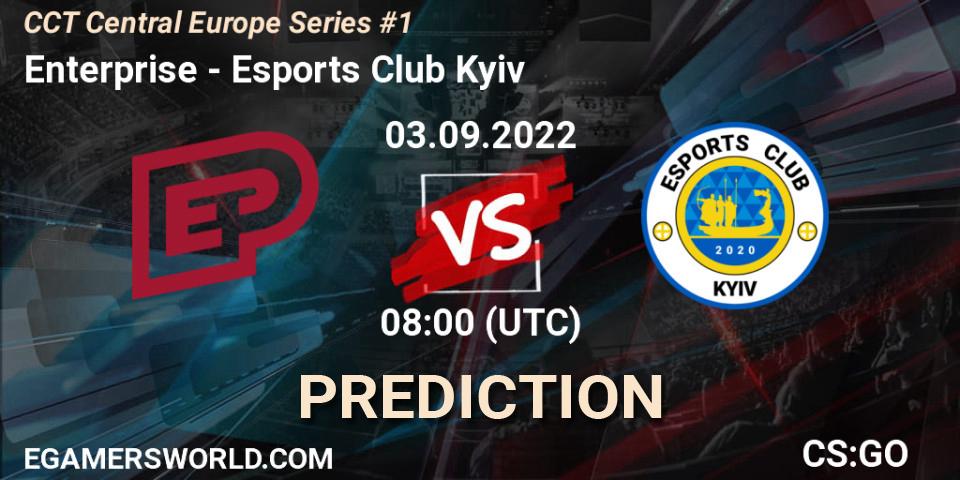 Enterprise - Esports Club Kyiv: Maç tahminleri. 03.09.2022 at 08:00, Counter-Strike (CS2), CCT Central Europe Series #1