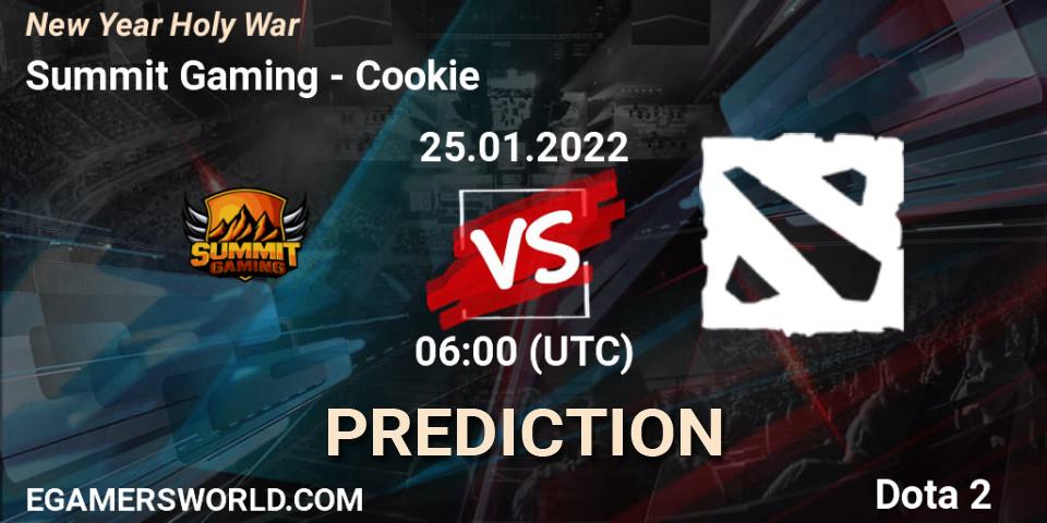 Summit Gaming - Cookie: Maç tahminleri. 25.01.2022 at 05:59, Dota 2, New Year Holy War