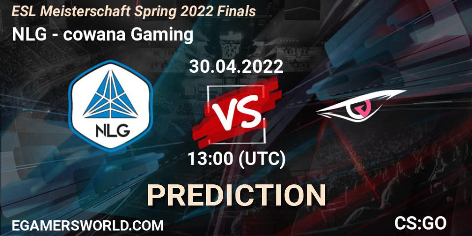 NLG - cowana Gaming: Maç tahminleri. 30.04.2022 at 13:00, Counter-Strike (CS2), ESL Meisterschaft Spring 2022 Finals