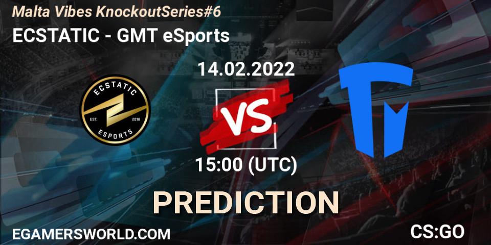 ECSTATIC - GMT eSports: Maç tahminleri. 14.02.2022 at 15:00, Counter-Strike (CS2), Malta Vibes Knockout Series #6