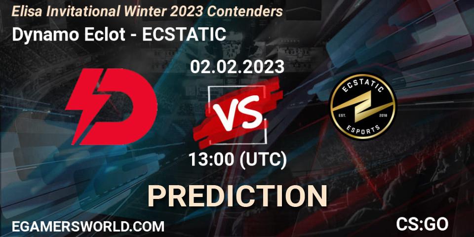 Dynamo Eclot - ECSTATIC: Maç tahminleri. 02.02.23, CS2 (CS:GO), Elisa Invitational Winter 2023 Contenders