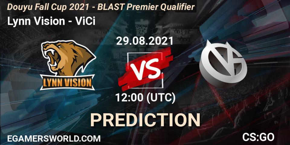 Lynn Vision - ViCi: Maç tahminleri. 29.08.21, CS2 (CS:GO), Douyu Fall Cup 2021 - BLAST Premier Qualifier