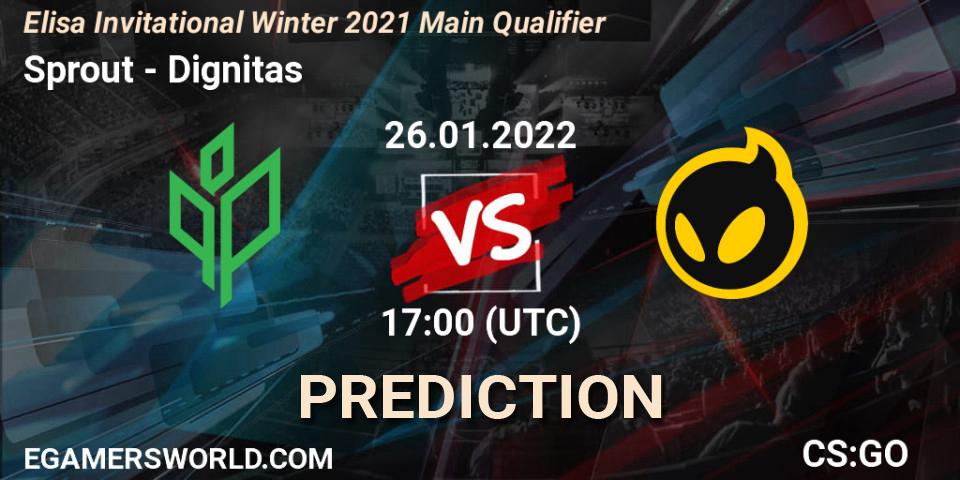 Sprout - Dignitas: Maç tahminleri. 26.01.2022 at 14:40, Counter-Strike (CS2), Elisa Invitational Winter 2021 Main Qualifier