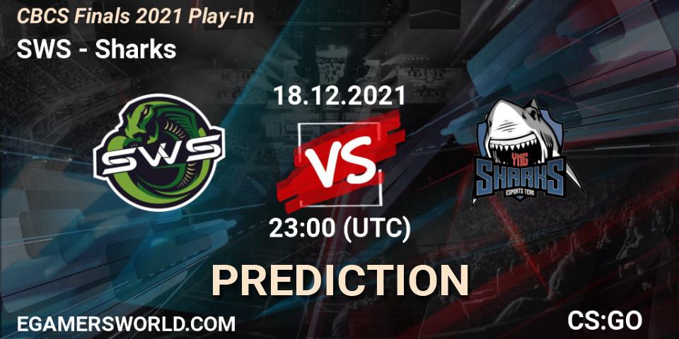 SWS - Sharks: Maç tahminleri. 18.12.2021 at 22:30, Counter-Strike (CS2), CBCS Finals 2021 Play-In