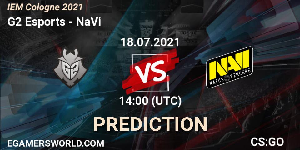 G2 Esports - NaVi: Maç tahminleri. 18.07.2021 at 14:00, Counter-Strike (CS2), IEM Cologne 2021