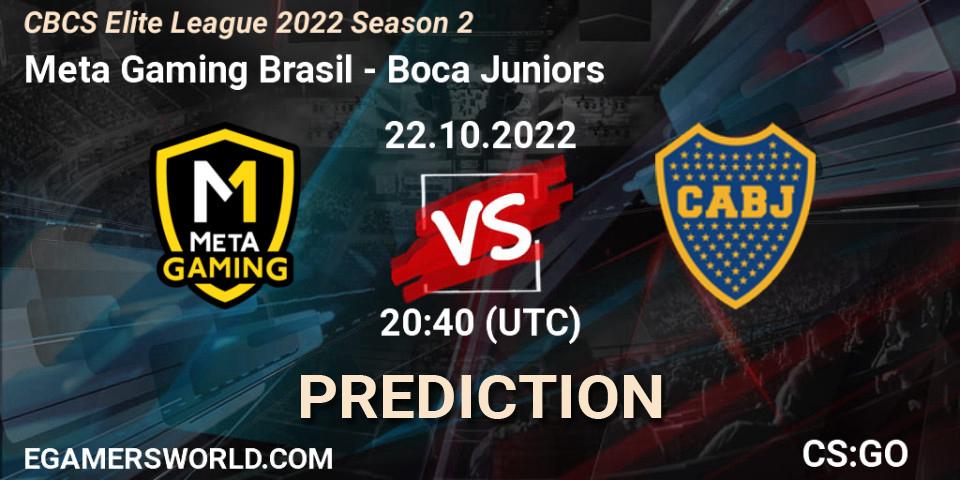 Meta Gaming Brasil - Boca Juniors: Maç tahminleri. 22.10.2022 at 20:40, Counter-Strike (CS2), CBCS Elite League 2022 Season 2