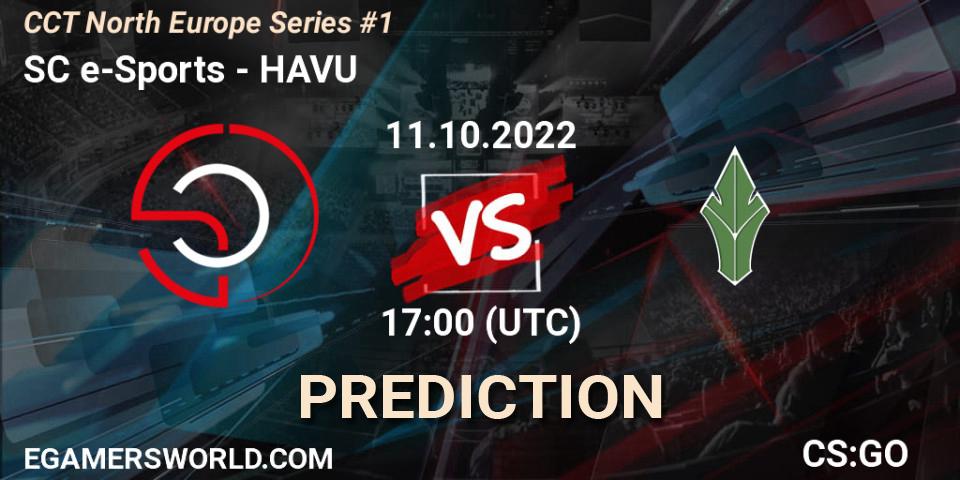 SC e-Sports - HAVU: Maç tahminleri. 11.10.2022 at 17:00, Counter-Strike (CS2), CCT North Europe Series #1