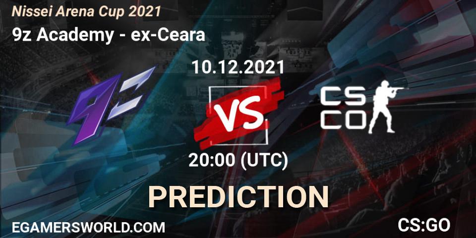 9z Academy - ex-Ceara: Maç tahminleri. 10.12.2021 at 21:00, Counter-Strike (CS2), Nissei Arena Cup 2021