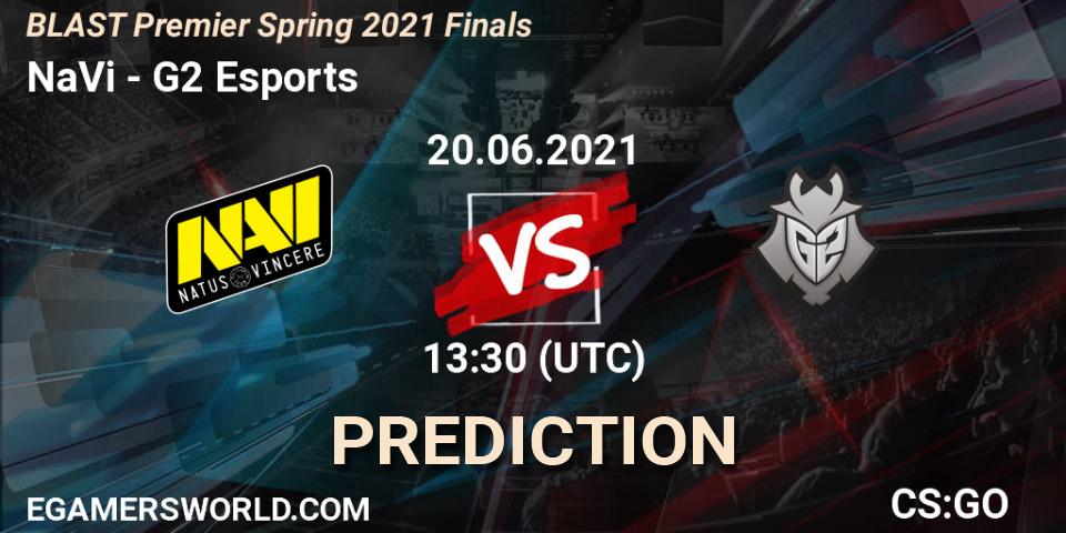 NaVi - G2 Esports: Maç tahminleri. 20.06.2021 at 13:30, Counter-Strike (CS2), BLAST Premier Spring 2021 Finals