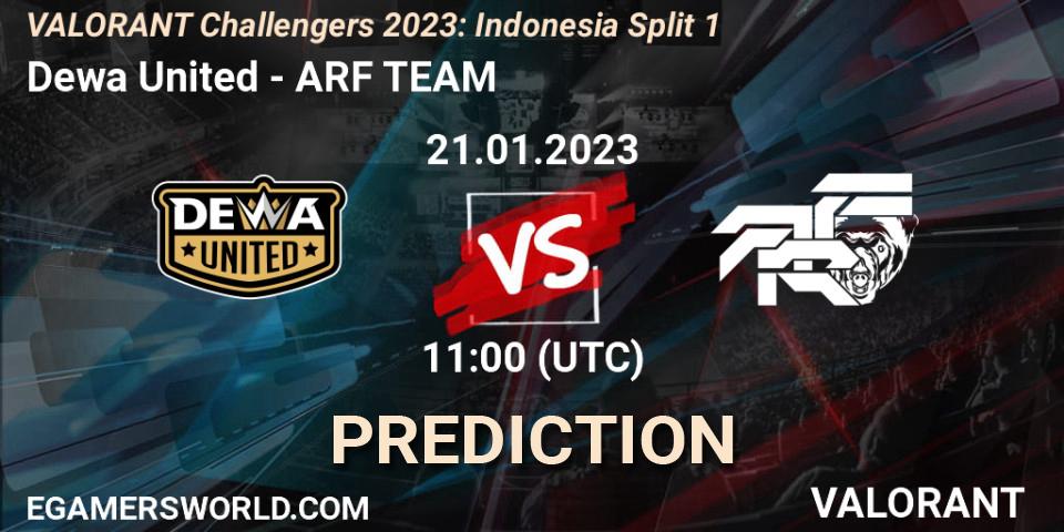 Dewa United - ARF TEAM: Maç tahminleri. 21.01.23, VALORANT, VALORANT Challengers 2023: Indonesia Split 1