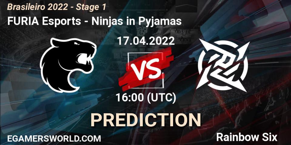 FURIA Esports - Ninjas in Pyjamas: Maç tahminleri. 17.04.2022 at 16:00, Rainbow Six, Brasileirão 2022 - Stage 1